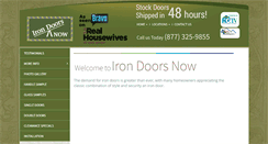 Desktop Screenshot of irondoorsnow.com