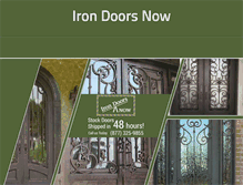 Tablet Screenshot of irondoorsnow.info